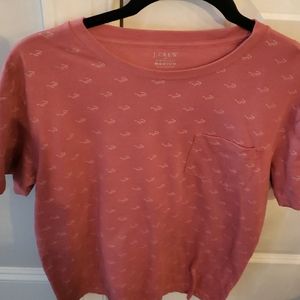 J Crew Mens Print Tee Slim Fit Medium